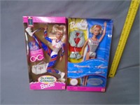 2 Olympic Barbie Dolls - NIB