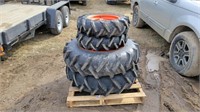Kubota Tractor 7.2x16 and 11.2x24  Tires and Rims