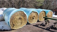 (8) Wrapped bales 2nd crop Alfalfa