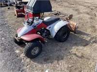 Honda Fourtrax 125 ATV with Plow