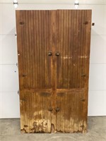 Vintage Homemade 4 Door Cupboard, 48"W, 85"T,