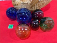 Basket of Glass Balls