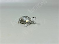 Swarovski crystal turtle - 2"