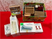 Miniature doll house parts