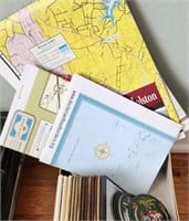 Maps, coasters and cards