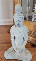 Oriental cement statue approx 10 inches tall