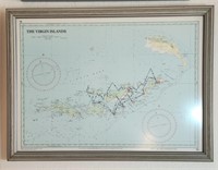 The Virgin Islands print approx size is 27 x 20