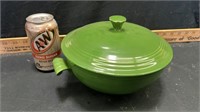 Green fiesta bowl w/lid
