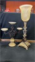 Lamp and candlestick