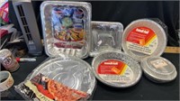 Aluminum pans and trays