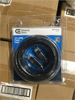 10Ft. Ethernet Cable-25 Boxes of 5 packs-125 total