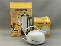 *Lot of Electric Presto Coffee Maker & Tea Kettle