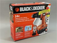 *Black & Decker 24v Cordless Drill/Driver NIB