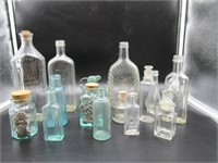 COLLECTION OF ANTIQUE AND MODERN BOTTLES