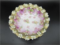 BEAUTIFUL ANTIQUE HAND PAINTED BOWL