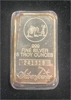 5 Troy Ounces .999 Fine Silver