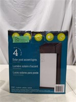 Naturally Solar Post Accent Lights 4 Pack (Pre