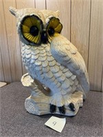 1970's Large Ceramic Owl