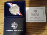 1994 World Cup USA Uncirculated Silver Dollar