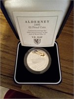 Alderney 1995 $2 Proof Coin, 50th Anniversary WWII