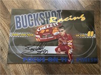 Buckshot Jones Nascar autographed photo card 2000