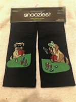 SNOOZIES MENS DOGS POKER CREW SOCKS