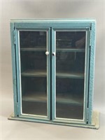 Small Painted Wood Cabinet