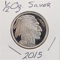 2015 1/2oz Silver Round