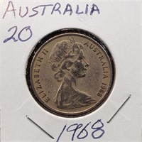 1968 Australia 20 Cents