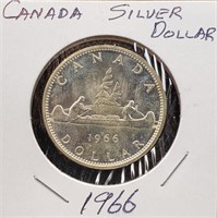 1966 Canada Silver Dollar