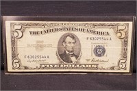 1953-A Five Dollar Silver Certificate