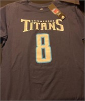 Youth Size Large Tee Shirt Tennessee Titans 8 NWT