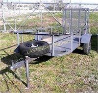 13 ft. Single Axle Trailer with Ramp Gate
