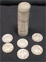 Mercury Dimes - Assorted Years