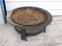 Fire Pit with Lid