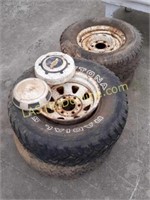4 "Wagon" Tires on Rims