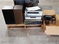 Stereo Receiver, Speakers, DVD Player, & More