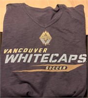 Womens Vancouver Whitecaps Soccer V Neck T Shirt
