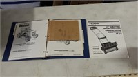 Vintage Snapper Lawnmower Service / Parts Manual