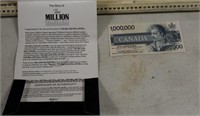 Canada Million Dollar Bill
