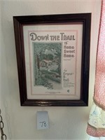 Down The Trail Print