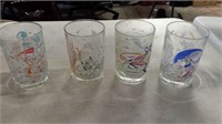 4 Disney Anniversary Drinking  Glasses