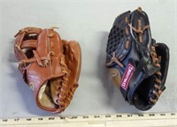 2 small Baseball gloves