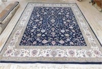 Indo-Asian Persian Hand Knotted Rug.