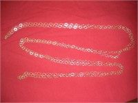 Sterling Silver Necklace 16 inches long  total