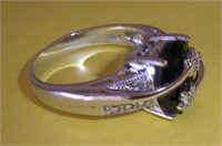 Sterling Silver Ring  size 10  total wgt. 6.85g