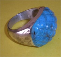 Sterling Silver Ring  size 10 1/2  ttl wgt.