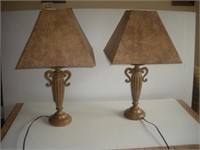 (2) Table Lamps  27 inches tall