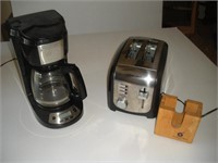 Coffee Pot, Toaster & Bagel Slicer