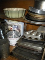 Baking Pans - Contents of Cabinet